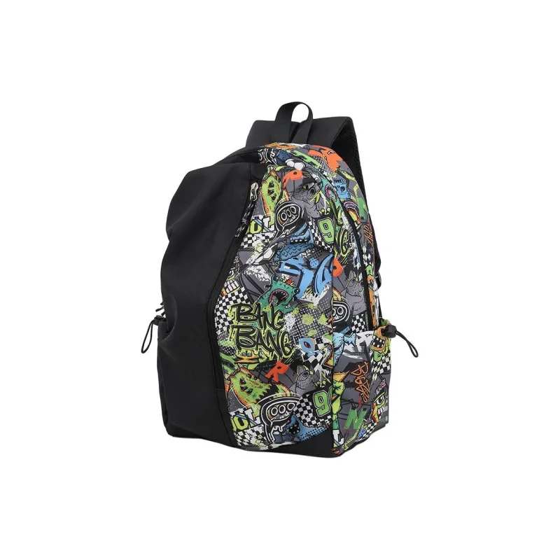 AUNG Nylon Fabric Backpack Unisex Multicolor-0
