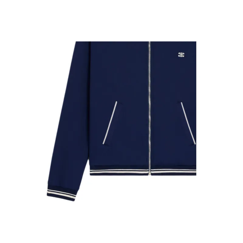 CELINE Triomphe Teddy Jacket In Double Face Jersey-3