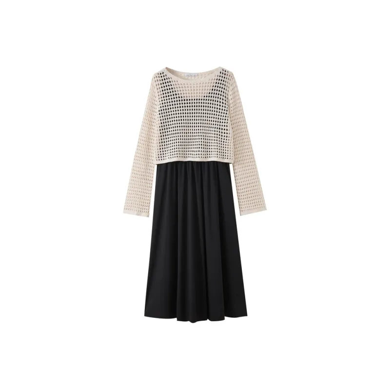 SHUIYUNJIAN Casual Suit Women's Beige Apricot-1