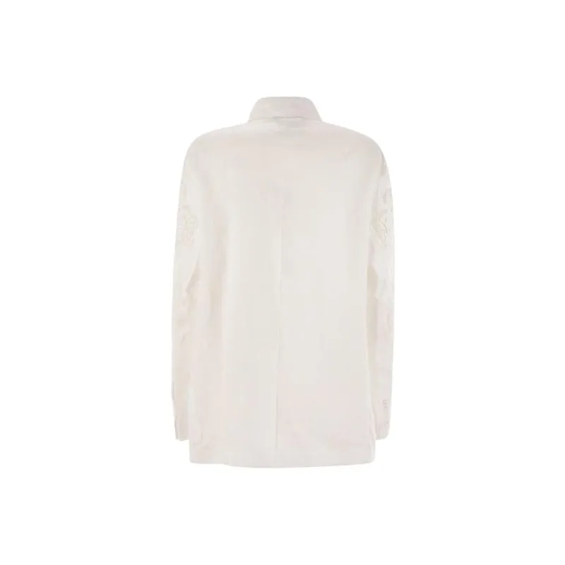 MaxMara Angizia Embroidered sleeve Blazer-1