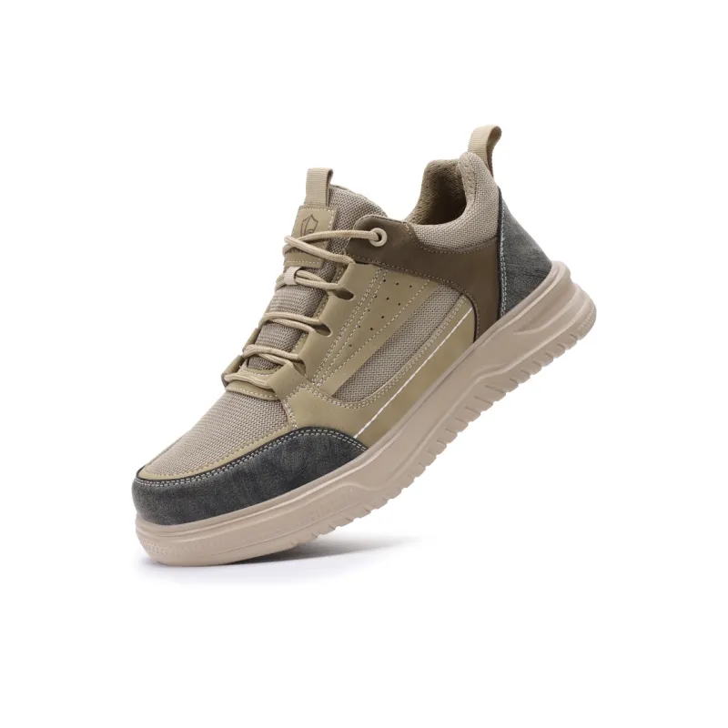 Blue Gull Shield Impact Resistant Lightweight Low Top Outdoor Shoes Men's Light Brown-2