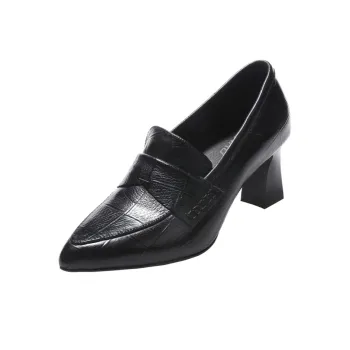 Devanro Chunky Heel High Heels 6.5cm Women's