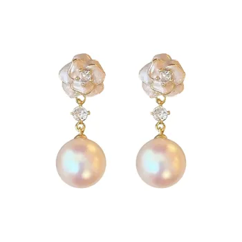 Rhymes Gold Plated Copper Earrings Women's