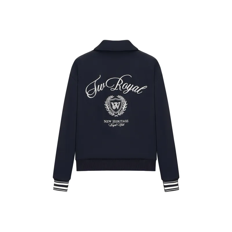 Teenie Weenie Cropped Coat Women's Navy Blue-5
