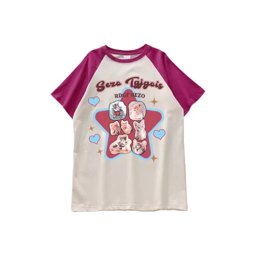 EOEI Regular T Shirt Women's Pink