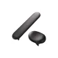 Black (Wrist Guard Pad+Keyboard Tray Pad)