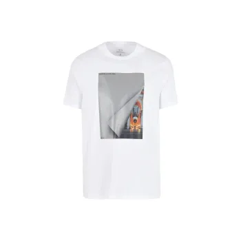 ARMANI EXCHANGE SS24 Regular T Shirt Men's White