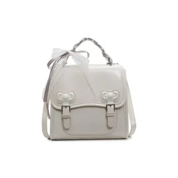 TTaG．baG PU Backpack Regular Women's White/Silver/Purple/Black/Blue/Red/Pink