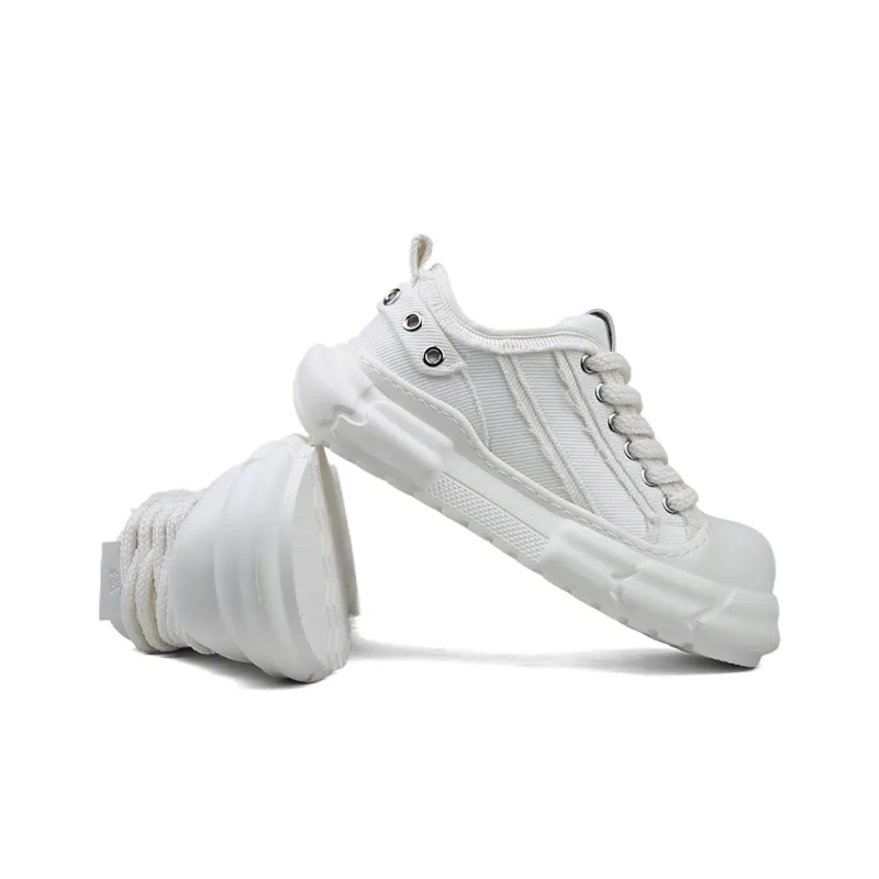 Tide Attack Breathable Lightweight Height Increasing Low Top Casual Shoes Men's-3