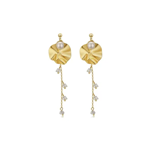 MCK 925 Silver Needles Earrings Women's