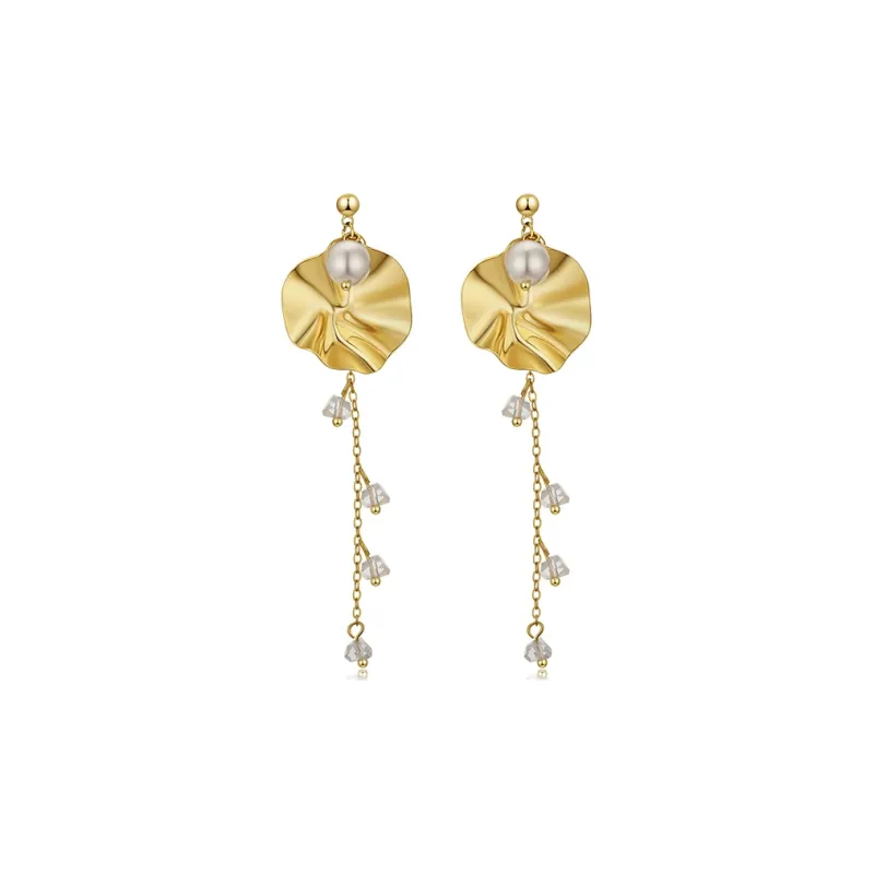 MCK 925 Silver Needles Earrings Women's-0