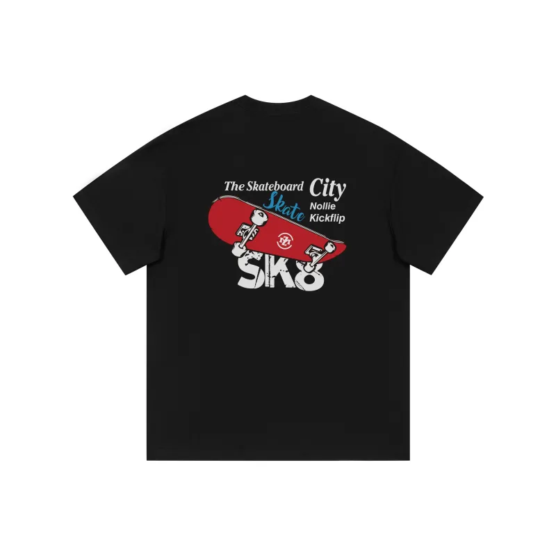 ZMOH Skateboard T Shirts Unisex-5