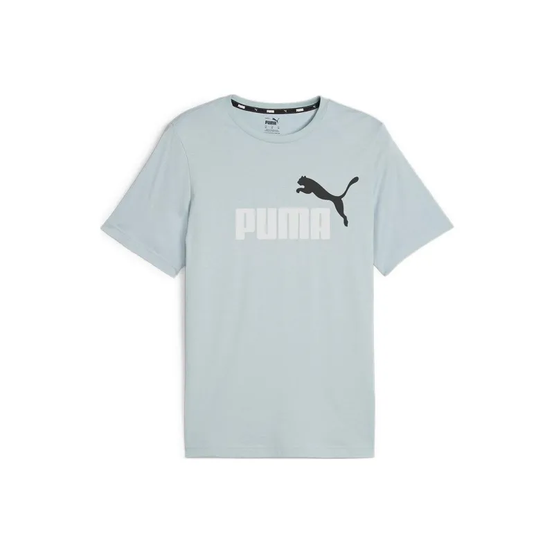 PUMA Set-in Sleeve T-Shirt Men's Light Blue-0