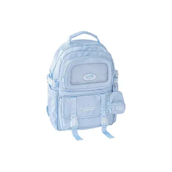 Rosyposy Fabric Backpack Versatile Travel Lightweight Backpack Ins Backpack Regular Unisex Multicolor