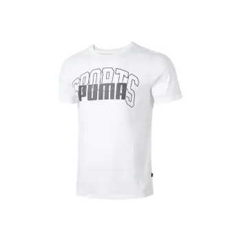 PUMA Set in Sleeve T Shirt Men's White