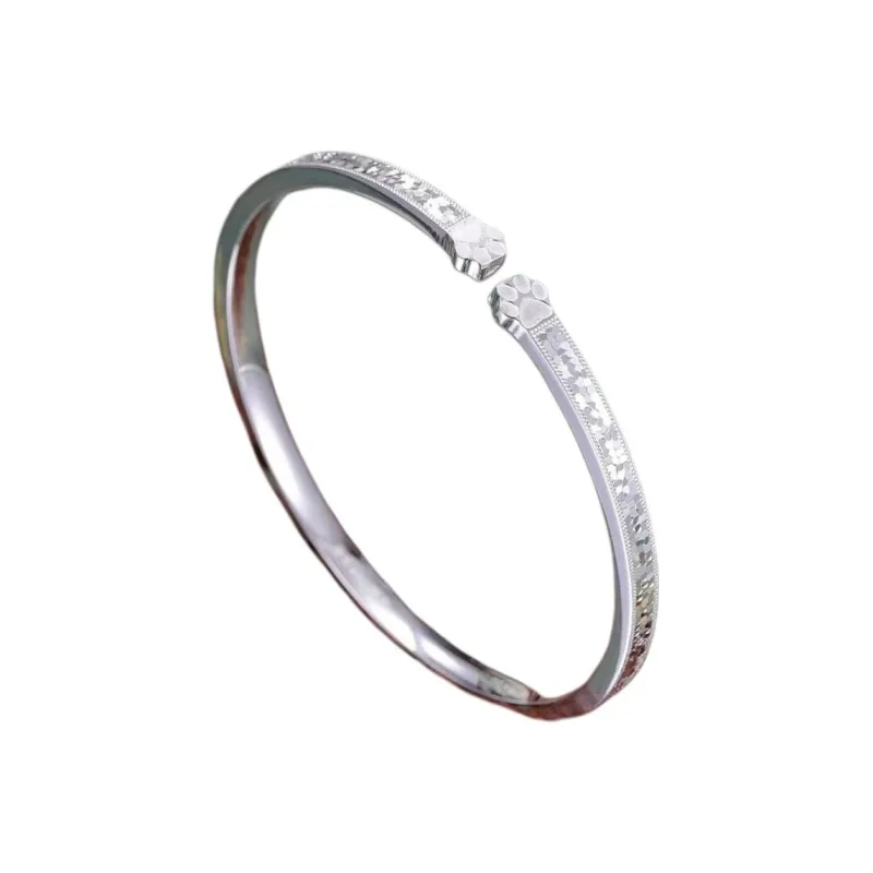 AITAO 999 Fine Silver Bangles Women's-0