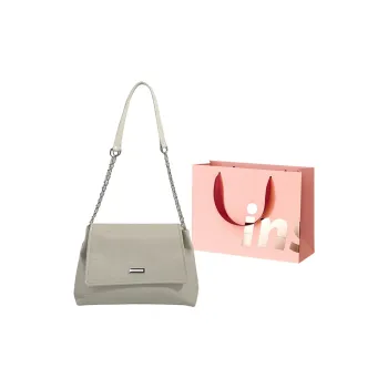 WHEELY BABY+ PU Shoulder Bag Crossbody Bag Tote Women's White/Silver/Black