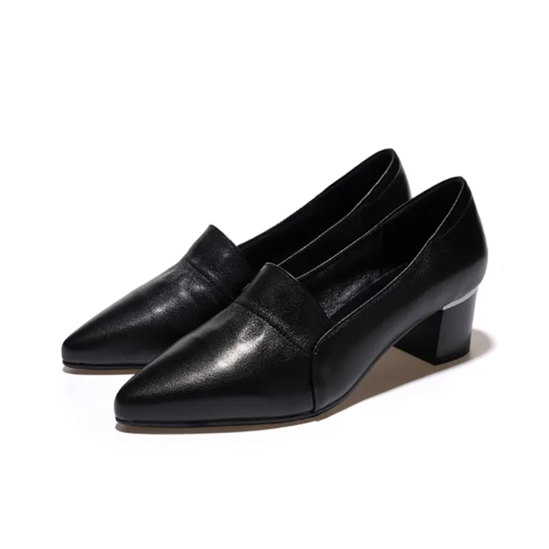 Devanro Chunky Heel High Heels 5.0cm Women's-0
