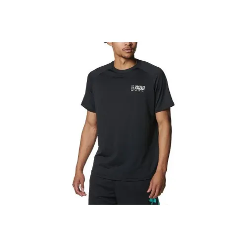 Under Armour Raglan Sleeve T Shirt Men's Black