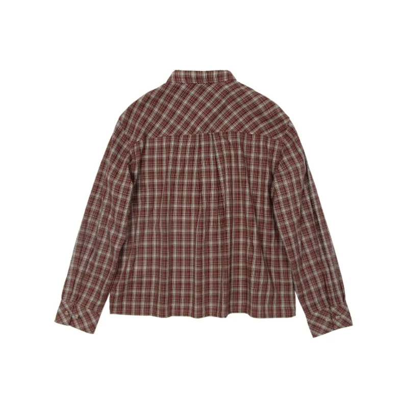 CHEMIST CREATIONS Shirt Unisex Red Plaid-1
