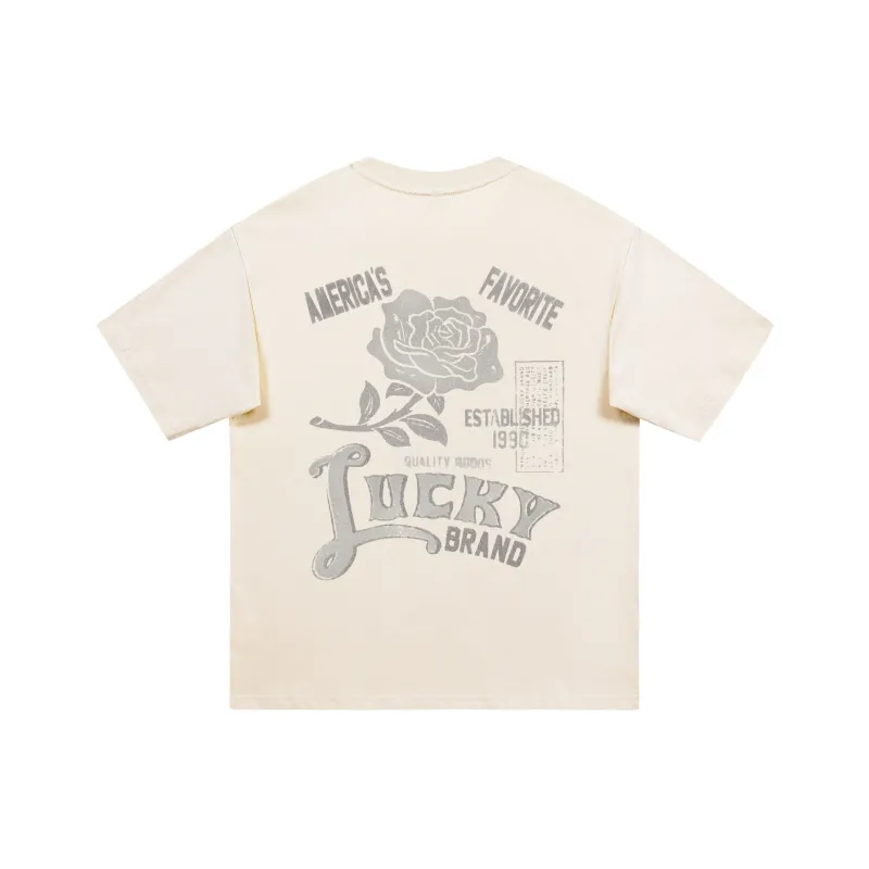 LUCKY BRAND Short Sleeved T Shirts Unisex-15