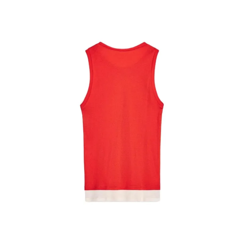 ZARA Tank Tops Women's Deep Red-1