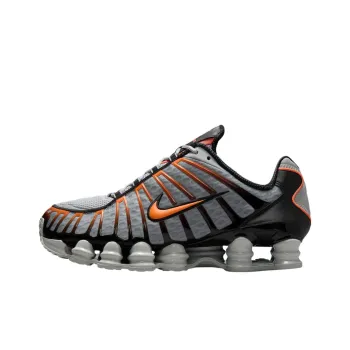 Nike Shox Tl Light Smoke Grey Black Bright Mandarin