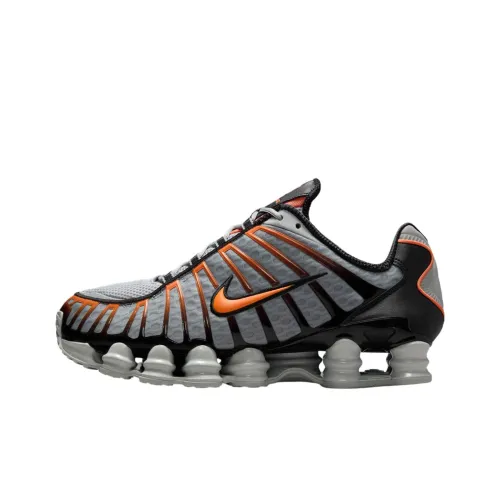 Nike Shox TL Series Anti Slip Wear Resistant Low Top Casual Running Shoes Unisex Gray Black