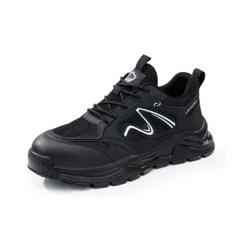 Blue Gull Shield Wear Resistant Impact Resistant Lightweight Low Top Outdoor Shoes Men's Black