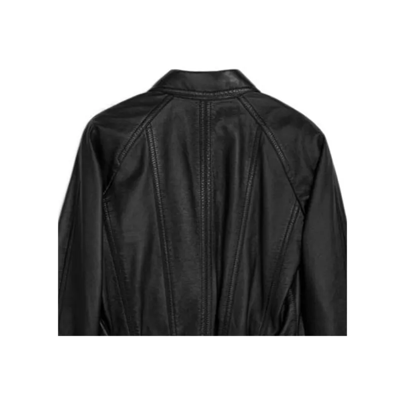 CELINE DYSFUNCTIONAL BAUHAUS Men's Collections FW22 Leather Jacket Men's Black-4