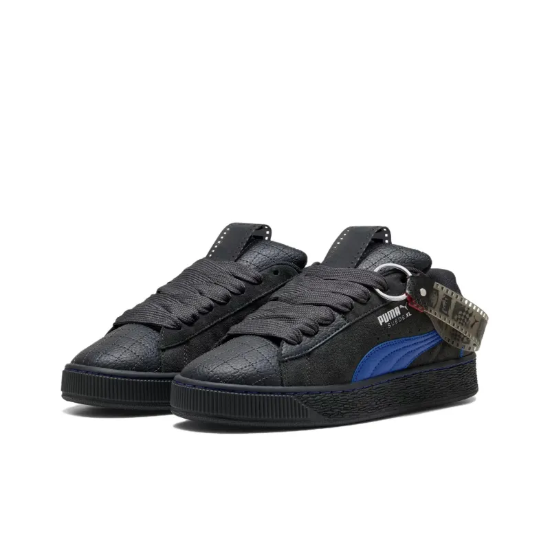 PUMA Suede Xl Formula 1 75 Years Hero Pack Black Vivid Blue-2