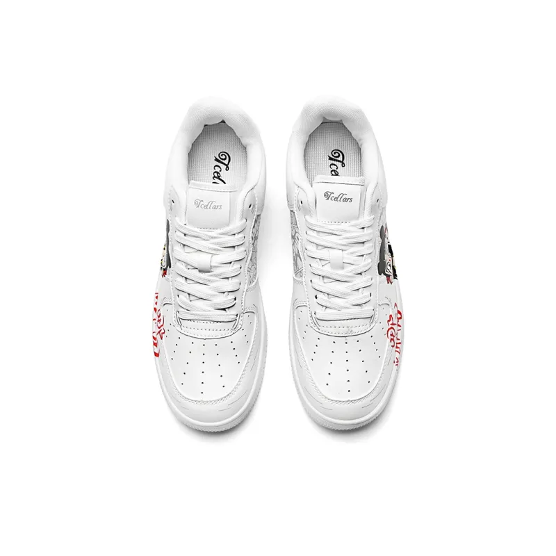 TCELLARS Cushioning Abrasion Resistant Lightweight Height Increasing Mat Low Top Skateboard Shoes Unisex-89