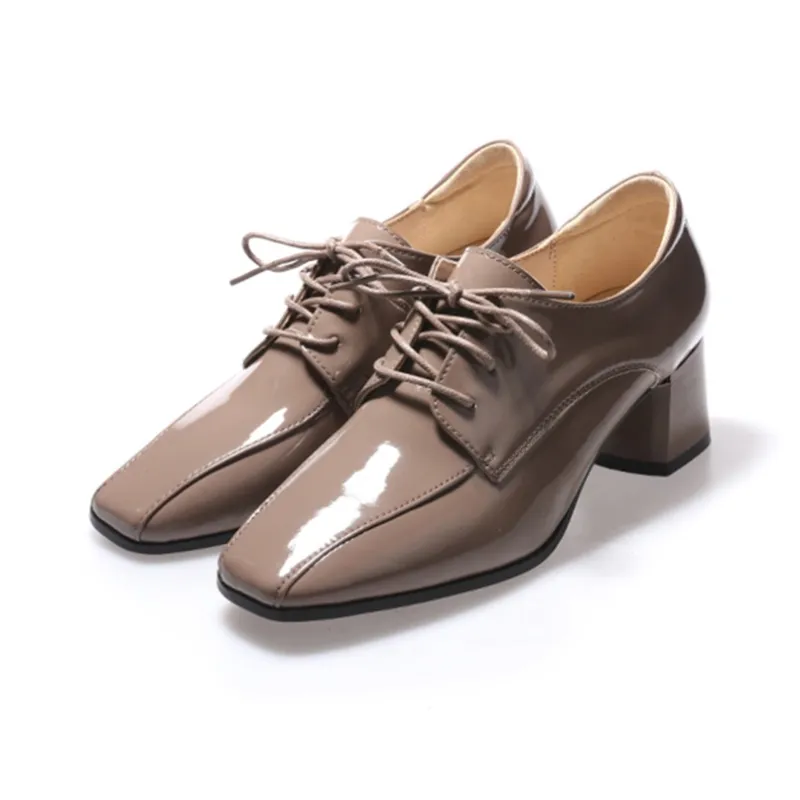 Devanro Chunky Heel High Heels 5.0cm Women's-6