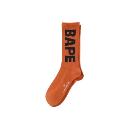 A BATHING APE Mid Calf Socks Men's 1 Pack