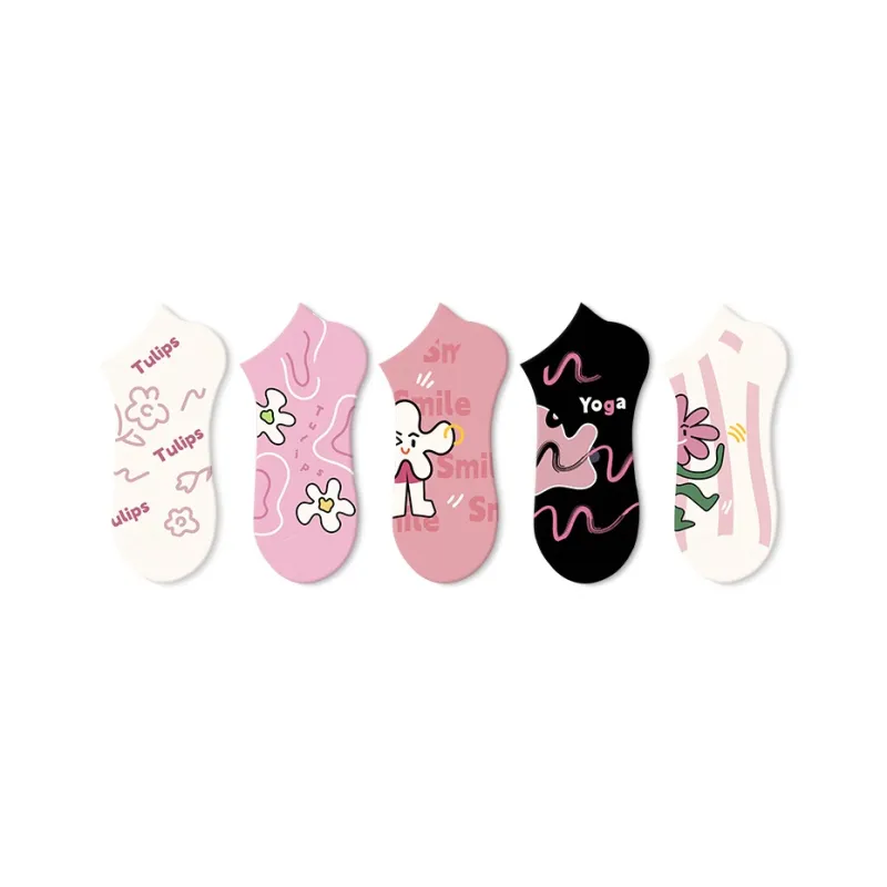JKN No Show Socks Women's 5 Pack-6