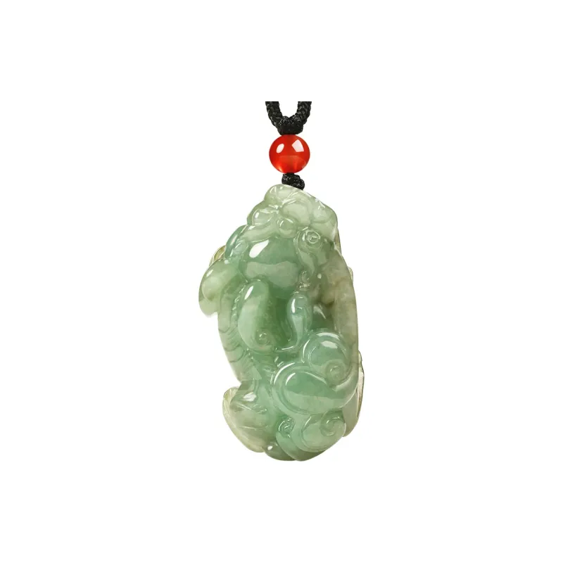 Phoenisess Glutinous Jade Jadeite Necklaces Unisex-0