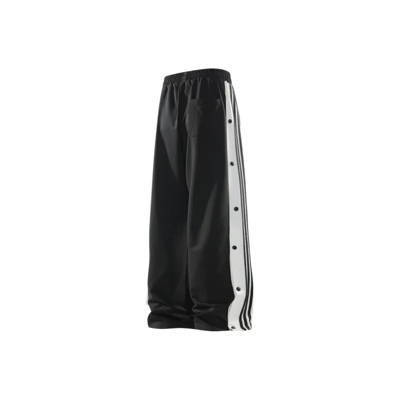 PAINT STAIN Casual Pants Unisex Classic Black-1