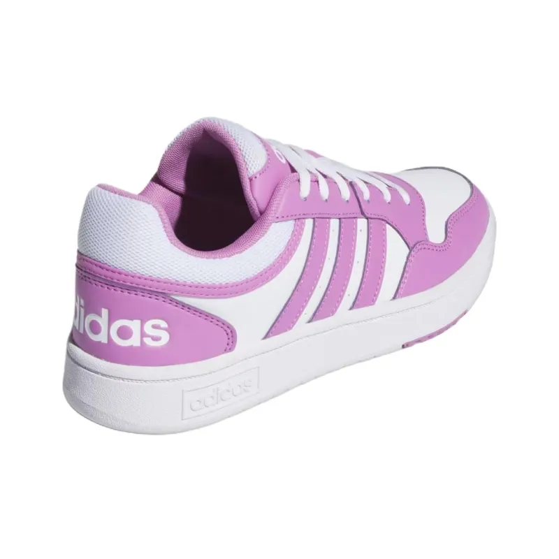 Adidas Hoops 3.0 Cloud White Preloved Purple Women's-3