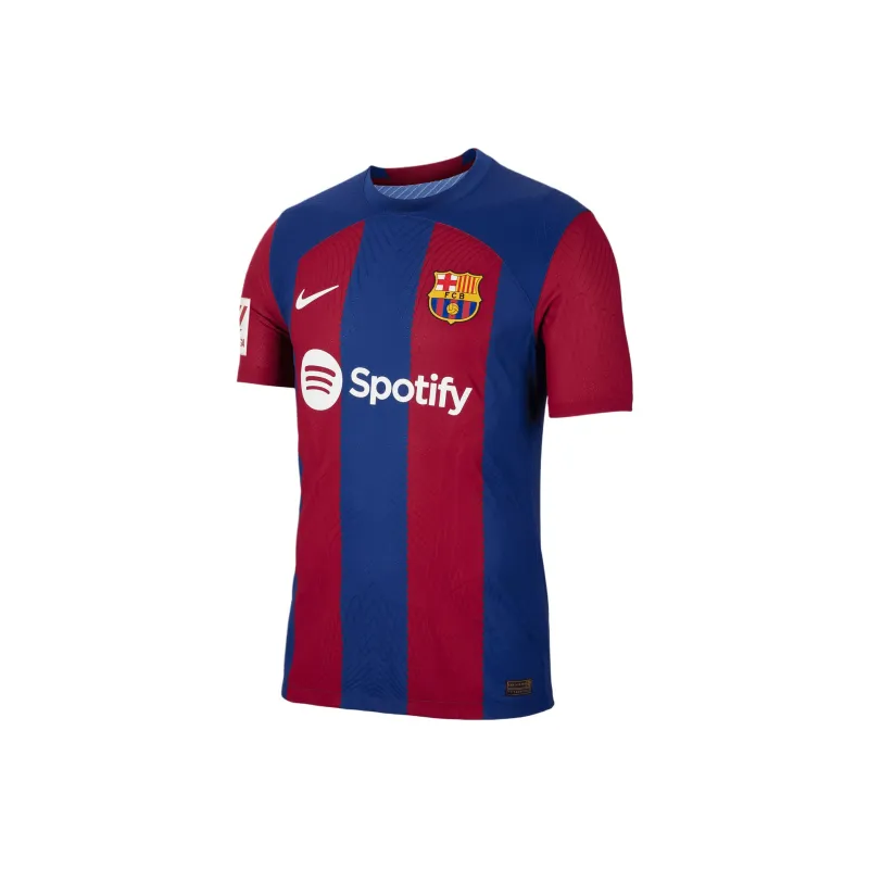 Nike Pedri Barcelona 2023/24 Match Home T-Shirt Men's Blue Red-0
