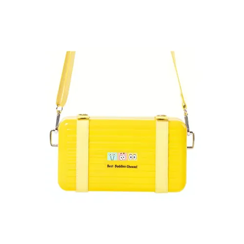 361° PC Shoulder Bag Crossbody Bag Cell Phone Pouch Unisex Yellow