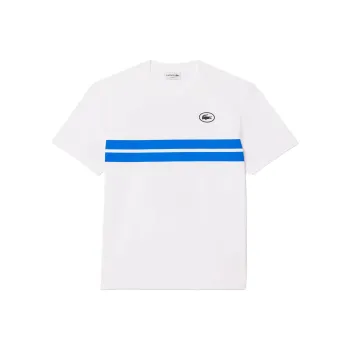 LACOSTE Logo appliqué Organic Cotton T shirt