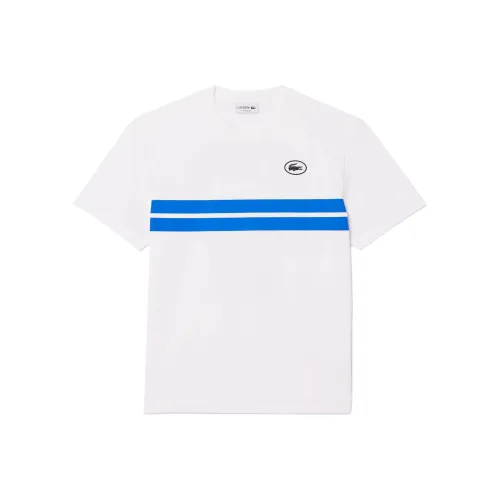 LACOSTE Logo appliqué Organic Cotton T shirt