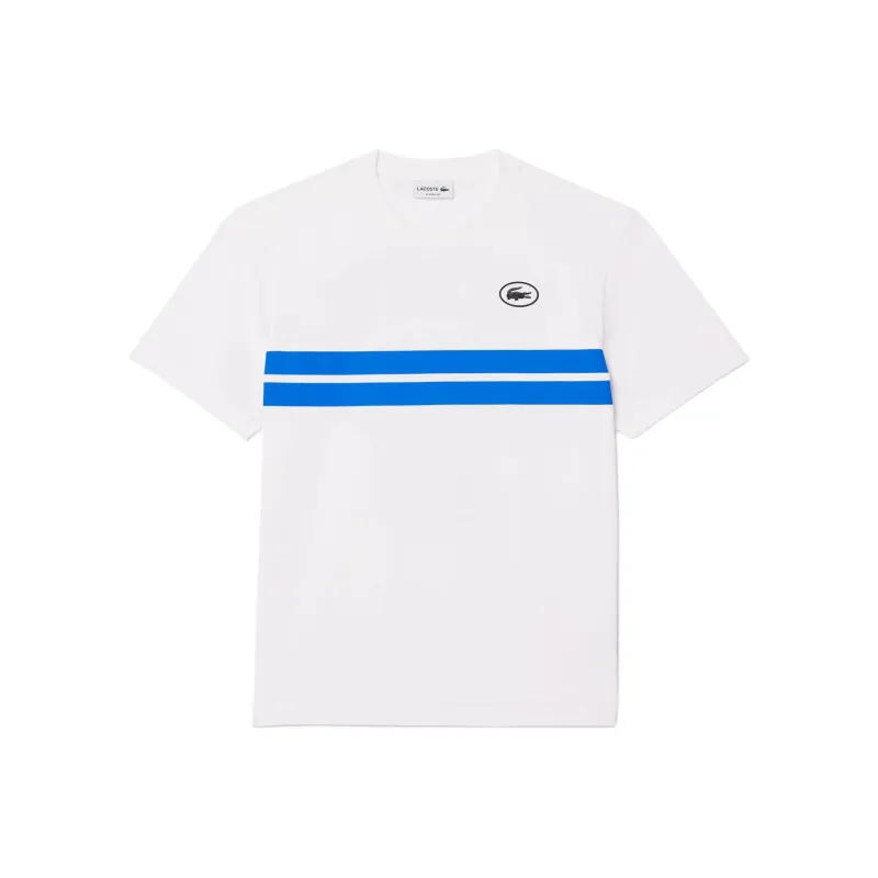 LACOSTE Logo appliqué Organic Cotton T shirt-0