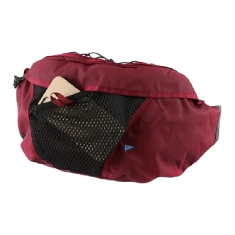 KLATTERMUSEN Fanny Pack Outdoor Bag Recycled Polyamide 7L Black & Red Men's-1