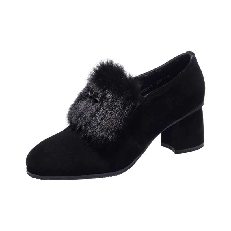 Devanro High Heels Women's Black-0