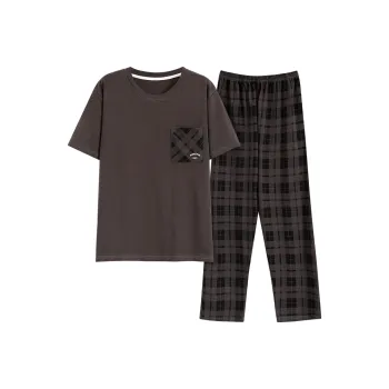 MADALLO Pajama Set Men's Dark Brown