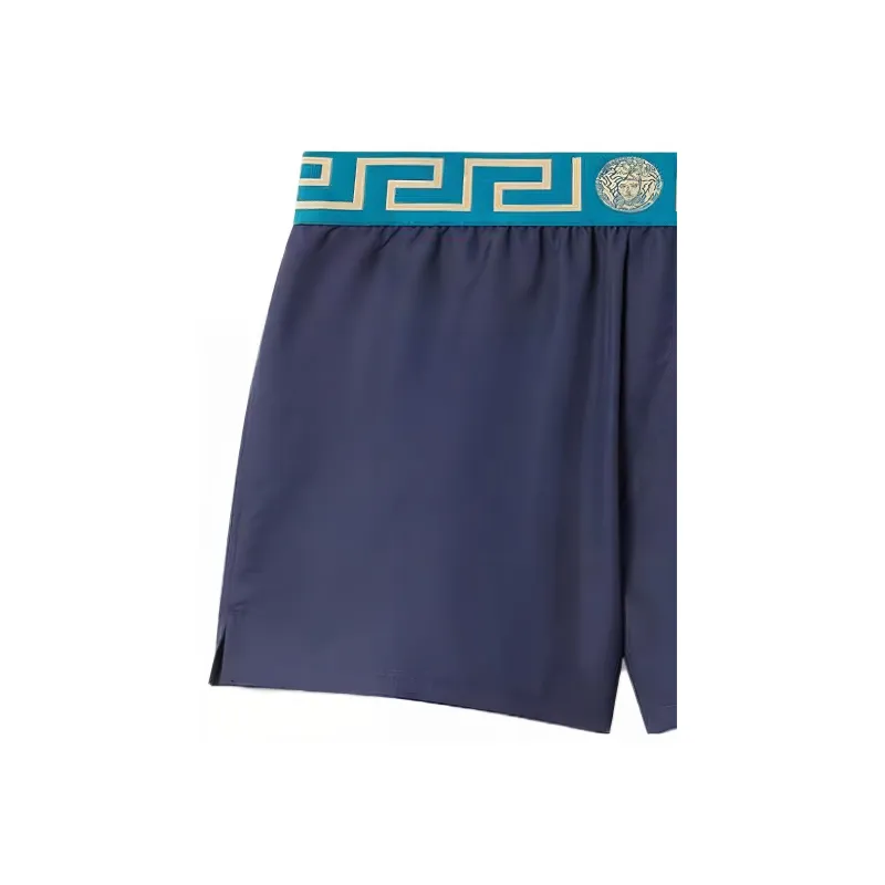 VERSACE Swimming Shorts Men Blue-3