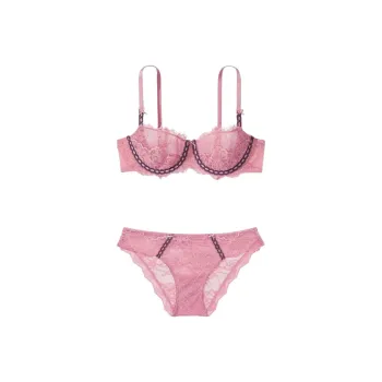 Victoria's Secret Underwear Set Women's Dark Pink