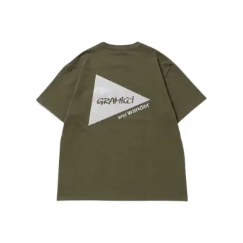 Gramicci X And Wander Back Print Tee 'Green'