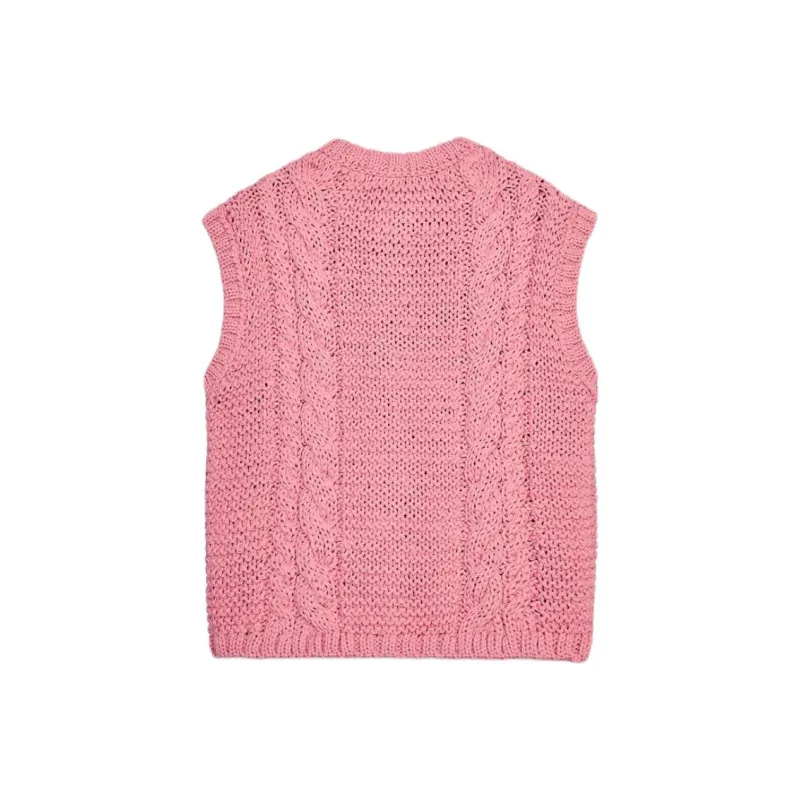 ZARA Tank Tops Women's Pink-1